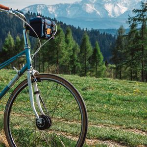 Die Antriebstechnik wird vorne montiert - die Montage soll nur einige Minuten in Anspruch nehmen.(Bild:  Velotton)