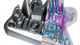 Renishaw’s newly acquired unit is said to have shown prowess in conformal cooling. (Source: Renishaw)