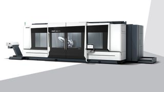 Mit 6000 Millimetern Verfahrweg in der X-Achse setzt die DMF 600|11 neue Maßstäbe in der 5-achsigen Präzisionsbearbeitung von Strukturbauteilen und anderen anspruchsvollen Komponenten. (Bild: DMG Mori)