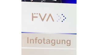 Alljährlich findet die FVA-Informationstagung als Jahrestreffen in Würzburg statt. (VDMA)