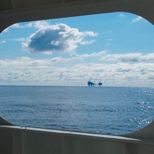 Ölförderplattform in der Nordsee