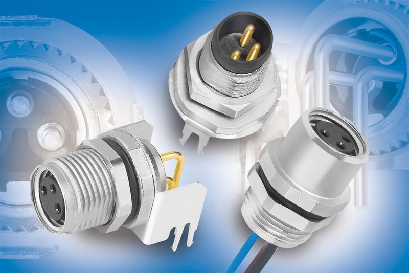 Jetzt sind auch 5- und 8-polige Versionen und eine 6-polige Variante in gewinkelter Ausführung erhältlich. (Bild: Binder)