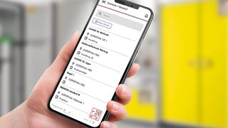 Die My-Düperthal-App gibt einen Überblick zu den Lagerbeständen der Gefahrstoffe. (Bild: Düperthal)