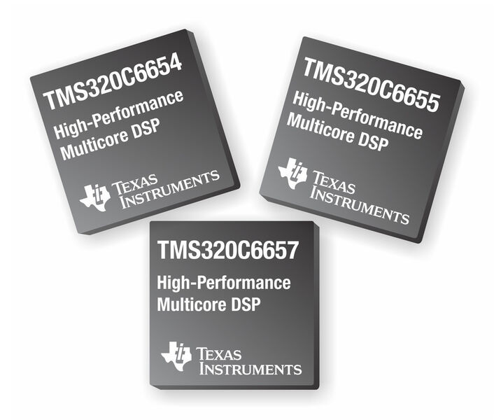 Aktuelle DSPs aus dem Jahr 2012: die C665x-Multicore-DSPs von TI (Texas Instruments)