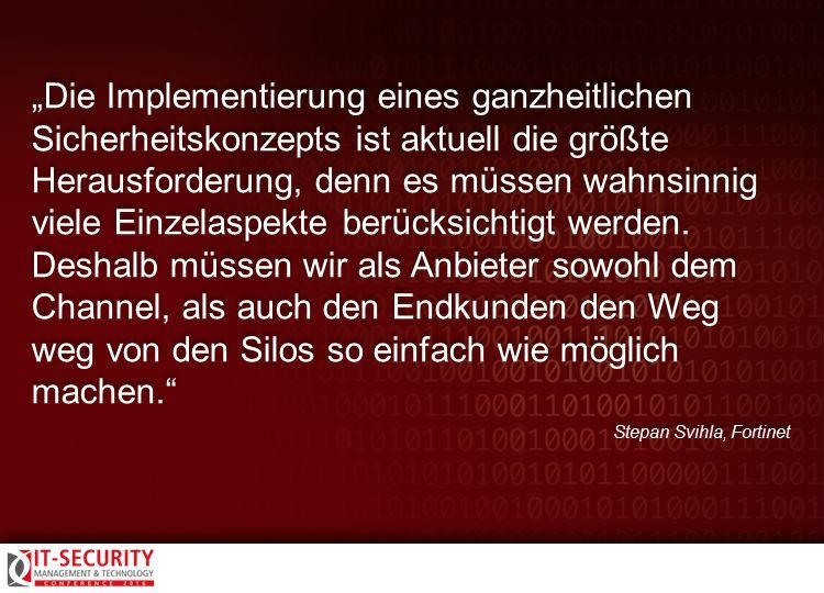 Stepan Svihla, Fortinet, zur IT-Security Conference 2016. #itseccon (AMATHIEU - Fotolia.com)