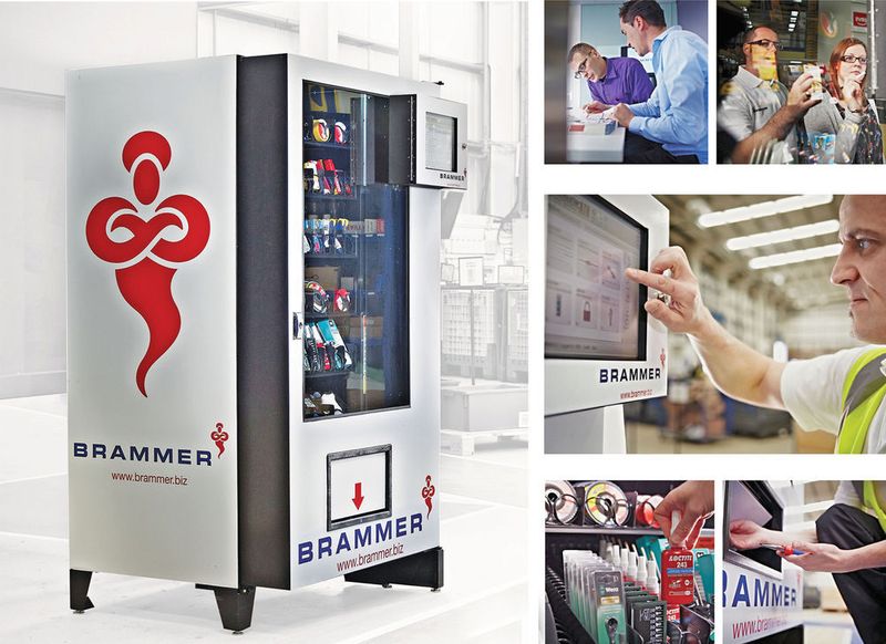 Bei Invend zahlt der Kunde nur die Artikel, die vom Automaten ausgegeben werden. Die Kosten für die Bestandsführung muss er nicht tragen. Ferner werden die Invend-Automaten von Brammer automatisch wieder aufgefüllt. (Bild: Brammer)