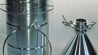 Das Transport- und Entleersystem mit Durchmesser 400 mm von Bolz Intec (Bild: Bolz Intec)