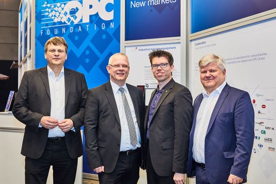 Stand der OPC Foundation auf der Hannover Messe 2019(Bild:  OPC Foundation)