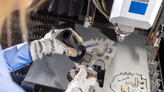 Die Software iAssist zeigt Konstrukteuren, wie sie ihre Baugruppen wirtschaftlich und fertigungstechnisch optimieren können. (Bild: Trumpf)