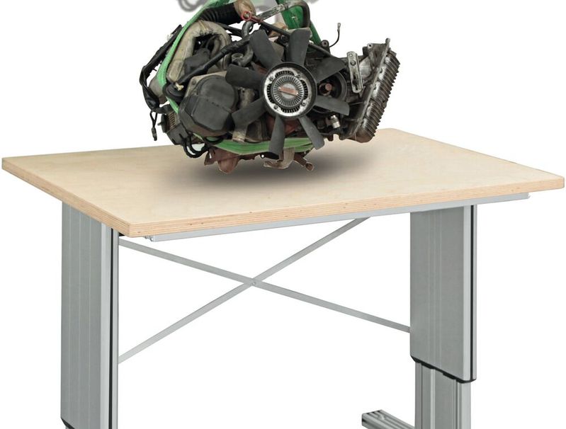 Die Hubsäule Multilift II Impact verfügt über ein integriertes Dämpfungssystem, das auch schwere Lasten unterstützt.(Bild:  RK Rose+Krieger)