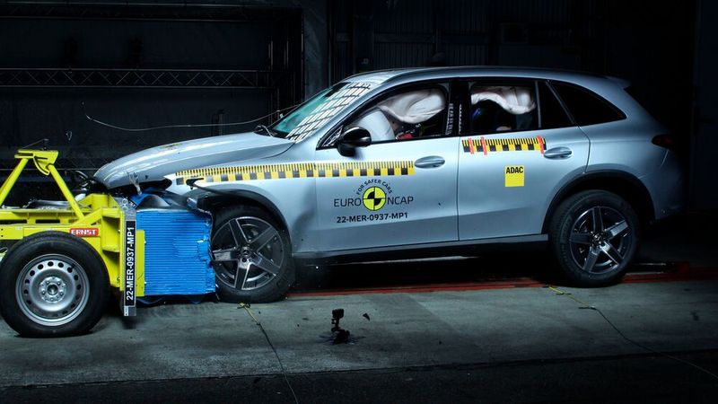 Euro NCAP vergab fünf Sterne an den Mercedes GLC. (Bild: Euro NCAP)