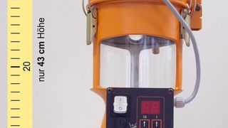 Kleinstförderer Miko mit Zwischentrichter für Durchsätze bis 5 kg/h. (Archiv: Vogel Business Media)