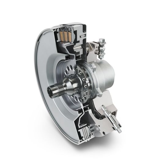 Die Nassbremse ist laut Hersteller emissions-, geräusch- und wartungsfrei.(Bild:  Schaeffler)