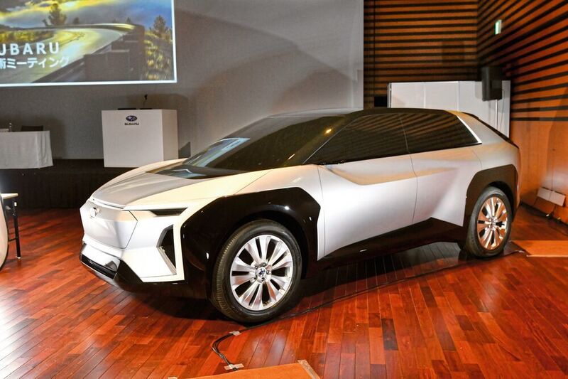 Vermutlich wird das Fahrzeug auf einer Plattform aufsetzen, die Subaru und Toyota gemeinsam entwickeln. (Subaru)