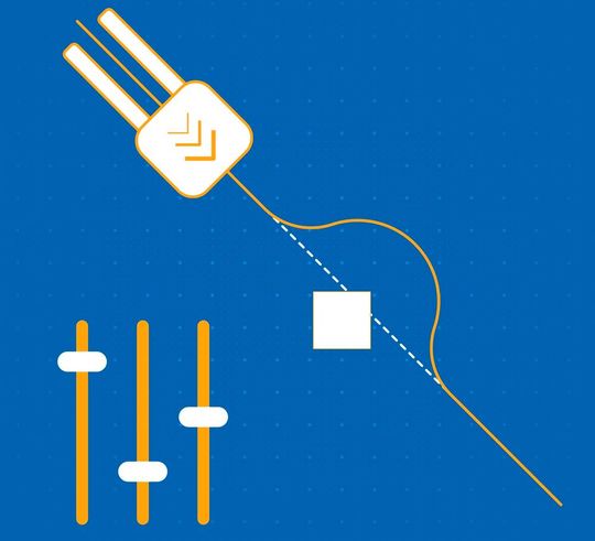 Der Smartpass von Bluebotics ermöglicht es automatisierten Fahrzeugen, die meiste Zeit virtuellen Pfaden zu folgen und gleichzeitig pragmatische Ausweichmanöver durchzuführen, sobald Blockaden erkannt werden.(Bild:  Bluebotics)