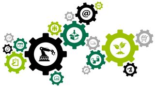 In the future, machines must become energy managers themselves – but this also means that they must be designed to be intelligent and connected. Individual components no longer determine the energy efficiency of a machine, but rather holistic, systematic approaches. (Source: © j-mel – stock.adobe.com)