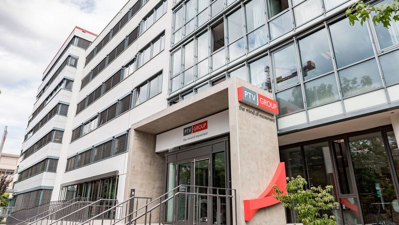Die PTV-Zentrale in Karlsruhe