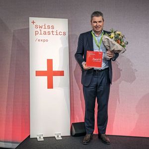 Swiss Plastics Expo Award: In der Kategorie Publikumsliebling konnte sich Engel durchsetzen.(Bild:  Christoph Arnet)