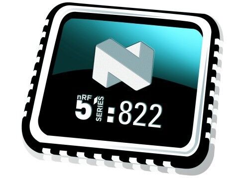 Nordic Semiconductor's nRF51822 with S110 v7.0 SoftDevice is a Bluetooth Smart chip which is fully compatible with Bluetooth v4.1 and targeted at mobile accessories, wearables and Internet of Things applications. (Image source: Nordic Semiconductor)