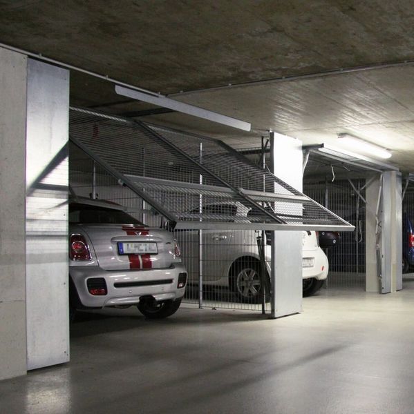 Ein weiteres Beispiel für das Parkboxensystem. (Bild: Käuferle)