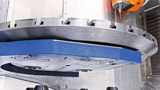 Bei automatisierten Lösungen entwickelt Fibro sowohl den Rundtisch als auch die Paletten. Dabei gilt es, ein Optimum aus Massenträgheit, Gewicht und Stabilität zu erzielen.
 (Fibro)