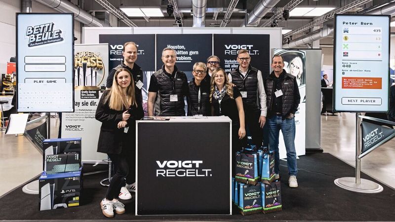 Brachte sich auch in diesem Jahr wieder mit viel Engagement in die Veranstaltung ein: das Team von Rechtsanwälte Voigt. (Bild: Stefan Bausewein)