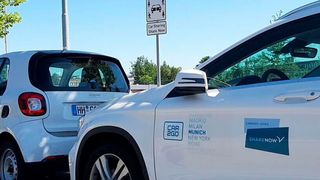 Der Carsharing-Anbieter Share Now ist aus der Fusion von DriveNow und Car2go entstanden. (Share Now)