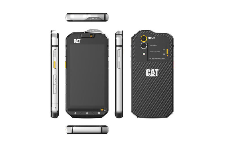 Das Druckgussgehäuse des Smartphones ist aus Aluminium. (Cat Phone)