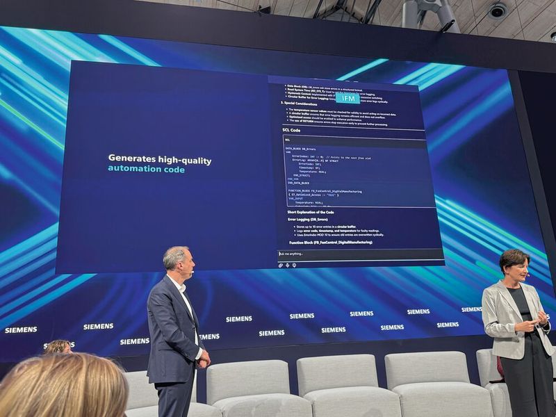 Siemens auf der Hannover Messe 2025. (Bild: Manuel Christa)