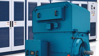 Der W60-Motor ist für den Betrieb an Mittelspannungsfrequenzumrichtern ausgelegt. Designs für zweipolige überkritische Auslegungen sind optional erhältlich. (WEG)