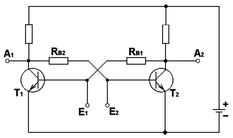 Typisches Schaltbild, das den Aufbau eines Transistors zeigt. (Archiv: Vogel Business Media)