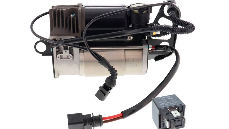 Vemo bietet Reparatursätze für verschiedene Fahrzeugmodelle an. Hier ein Kompressor-Kit V10-52-0015, passend für Audi und VW.(Bild:  Vemo)