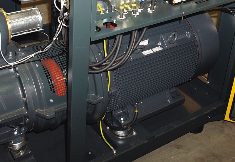 Von 5,5 kW bis 22 kW kommen die Energiesparmotoren der Baureihe 1LE1 von Siemens zum Einsatz, den Bereich zwischen 30 kW und 315 kW decken die 1LG6-Motoren fein abgestuft ab. (Bild: Siemens)