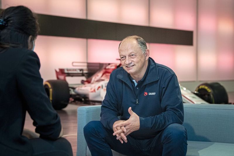 F. Vasseur: «Ich denke, Hybrid-Antriebe sind die Zukunft der Strassenfahrzeuge für die nächsten Jahrzehnte. Insofern sehe ich die Zukunft des Verbrennungsmotors durchaus positiv.» (Bild: Thomas Entzeroth)