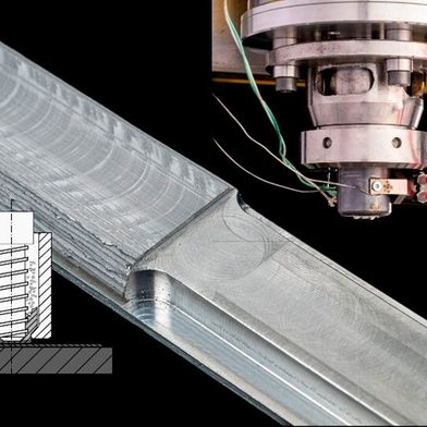 Das Rührreibschweißen kennen einige vielleicht. Damit kann man sogar unterschiedliche Metalle miteinander verbinden. Forscher haben nun einen neuen Ansatz für diese Art der Fügens im Auge, welcher der Industrie neue Vorteile ins Spiel bringen kann ... (Bild: IKT)
