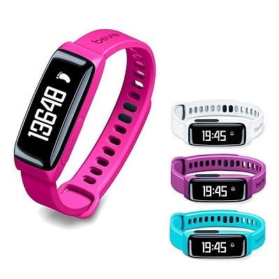Beurer AS 81 BodyShape Bluetooth:  Aktivitätssensor; Aufzeichnung von Aktivität und Schlaf; Aktivitätstracking: Anzahl der Schritte, zurückgelegte Strecke, Ermittlung des Kalorienverbrauchs, Aktivitätsdauer und Erreichung des täglichen Bewegungsziels; Schlaftracking: Zeichnet die Schlaf-Bewegungsaktivität und Schlafdauer aufWerte immer im Blick mit der neuen beurer BodyShape App;Bluetooth Smart 4.0 zur Übertragung der Daten an Ihr Smartphone (Bild: BeurerIIFA)