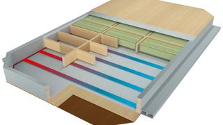 Eine Stahl-Holz-Hybrid-Bauweise im Batteriegehäuse: In einem Forschungsprojekt fanden die Partner einige Vorteile dieser Konstruktion, verglichen mit der Bauweise in Aluminium. (Bild: Biolib)