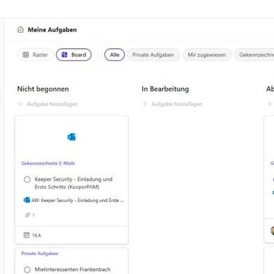 Microsoft Planner: Die neue Oberfläche von Microsoft Planner erlaubt schnellere Navigation und spart Zeit durch aufgabenbezogene Chats. (Bild: Joos - Microsoft)