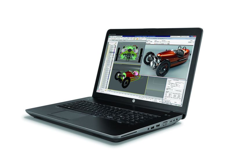 Abgesehen von der größeren Display-Diagonale von 17,3 Zoll gleichen die technischen Daten des ZBook 17 dem 15,6-Zöller ZBook 15. (Bild: HP)