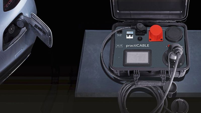 Aktuell gibt es noch nicht viele Anbieter von Prüfgeräten für Ladekabel auf dem Markt – einer davon ist AVL Ditest mit seinem Produkt Practicable.(Bild:  AVL Ditest)