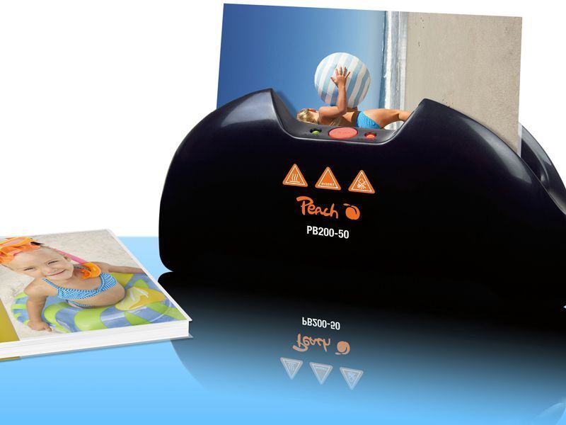 Der Peach Photo Size Thermal Binder PB200-50 von 3T Supplies macht aus einzelnen Bildern kleine Foto-Bücher – schnell einfach und preiswert. (Archiv: Vogel Business Media)