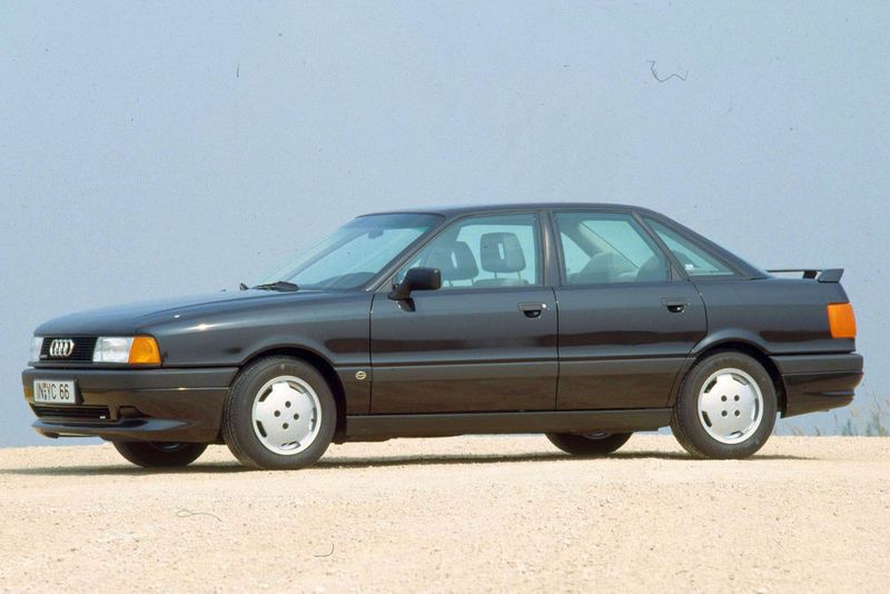 Tatsächlich setzte der Audi 80 mit einem cW-Wert von 0,29 Maßstäbe in der Mittelklasse. (Audi)