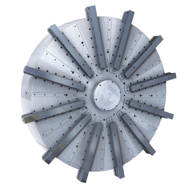 Mehrbacken-Futter bis 5500 mm. (Bild: Röhm)