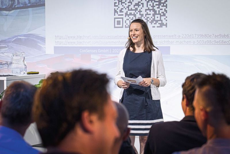 Impressionen der 4. Fachtagung „Mehr Effizienz im Presswerk“ am 15. Juni 2023 in Würzburg. (Bild: VCG/Stefan Bausewein)