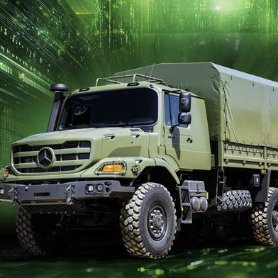 Mercedes-Benz Special Trucks und ARX Robotics arbeiten bei vernetzten, autonomen Bodenfahrzeugen zusammen. (Bild: Daimler Truck)