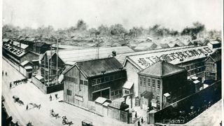 Das ursprüngliche NSK-Werk in Osaki im Jahr 1916. (Bild: NSK)