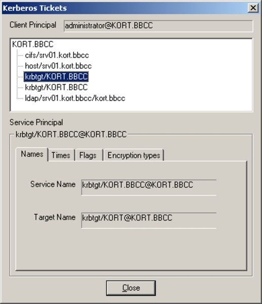 Das Utility Kerbtray aus dem Resource Kit zeigt eine Liste der vorhandenen Tickets an. (Archiv: Vogel Business Media)