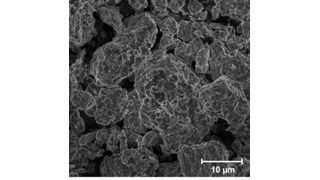 Scanning electron microscopy images of smectite clay (montmorillonite), common in organic matter trapping in soils.  (Source: Joseph A. Brogan, Aristilde Research Group, Northwestern University)