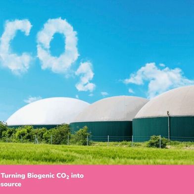 Das Projekt UNICO2RN verwandelt biogenes CO2, das beispielsweise in Biogasanlagen entsteht, in eine wertvolle Produkte für die Lebens- und Futtermittelproduktion und Kunststoffindustrie. (Bild: nova-Institut )