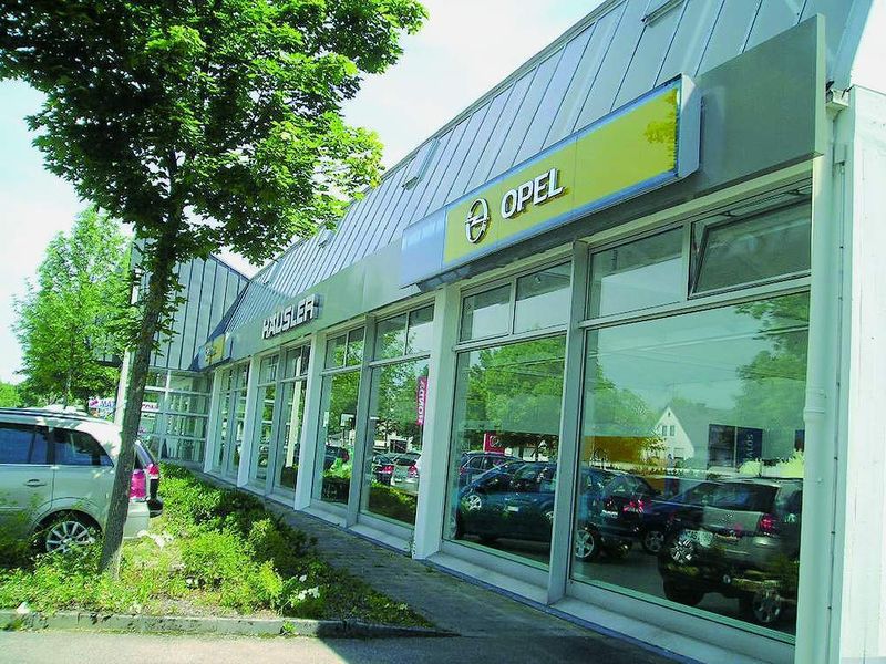 Mit Opel in die Zukunft: Die Häusler-Filiale Neuaubing in der  neuen Opel-CI. (Archiv: Vogel Business Media)
